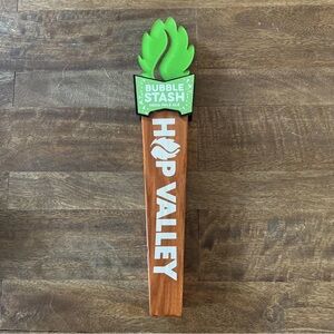 Hop Valley Bubble Stash India Pale Ale Beer Tap Handle 12”